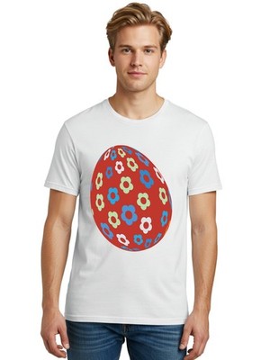 Easter-Egg-1 Mens Graphic Tee, 100% Cotton, Casual Summer Wear