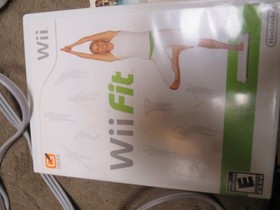 Vintage NINTENDO Wii Fit Sports Video Game Console Bundle Controllers Games