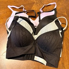 Lot 4 Wonder Nation Girls Bras 32A Longline & Seamless Training Bras EUC
