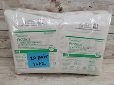 Protexis PI Neu-Thera Surgical Glove Cardinal *20 Pair* Size: 8.5 *See Date*
