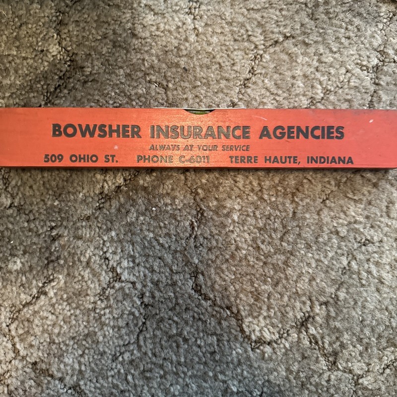 Bowsher Insurance Agencies Terre Haute IN level And Ruler.