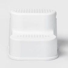 Kids' Double Step Stool White