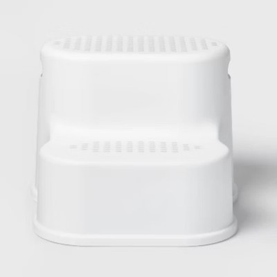 Kids' Double Step Stool White