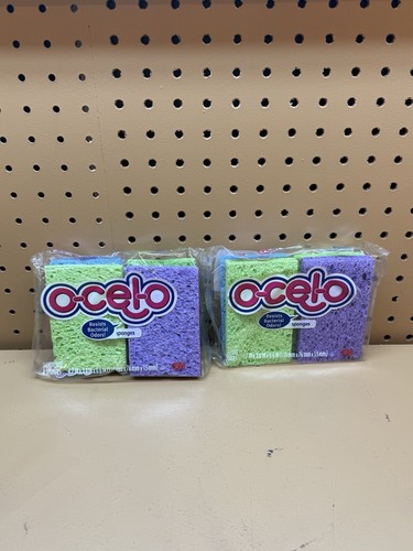 2-Scotch-Brite Ocelo 7274-T Schwämme 4,5 x 2,7 x 0,6" 4er Pack (8 Schwämme insgesamt)