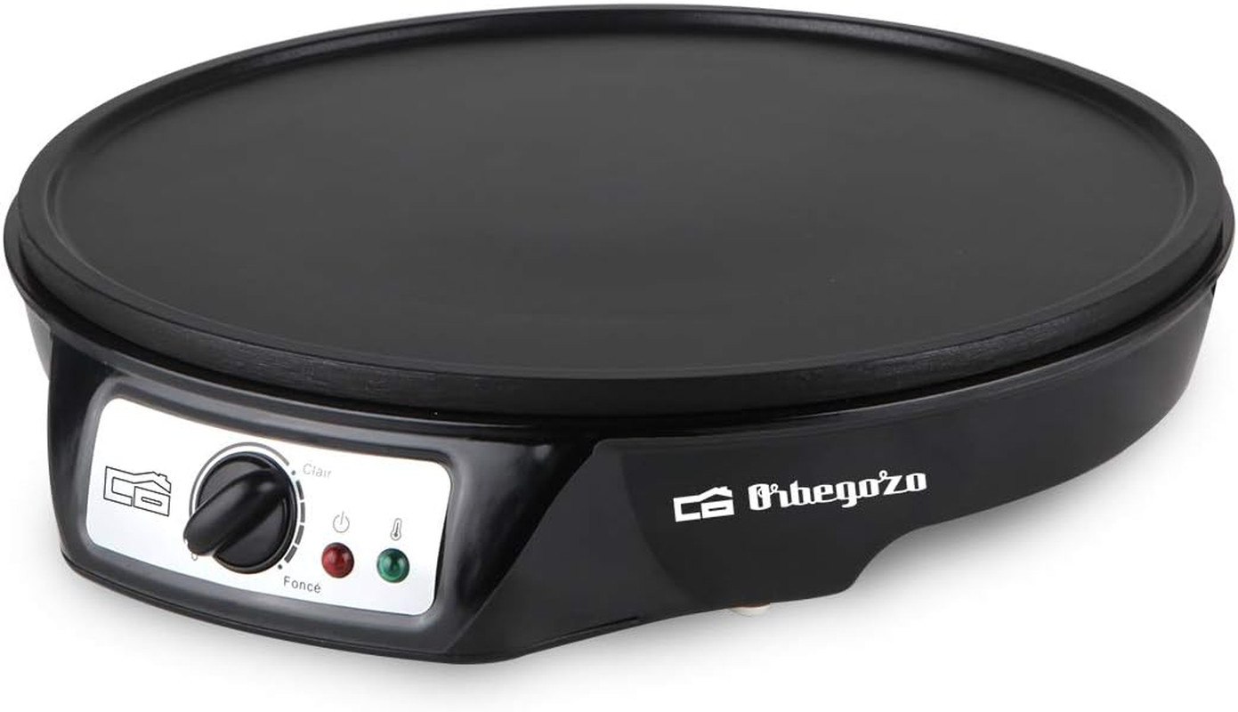 Macchina per Crepes Professionale Orbegozo CM 2360 1000W Piastra 30cm