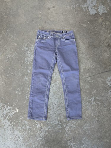 Miss Me Jeans Girls 14 26x24.5 Skinny Low Rise Embellished Pockets Western Denim - Picture 1 of 7