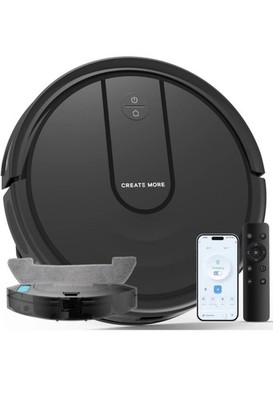 Bagotte Robot Vacuum and Mop Self Emptying 5000Pa Powerful Suction 150mins Range