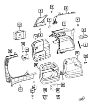 Genuine Mopar Clip 68175334AA