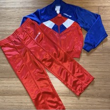 Kids Vintage Adidas 3 Stripe Trefoil Track Suit Small