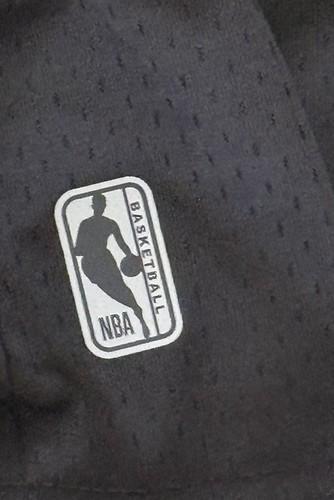 NBA Boys Youth 14/16 Shorts - Elastic Waist, 8” Inseam, Black | Free Shipping - Picture 3 of 7