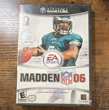 EA Sports Madden NFL 06 Nintendo GameCube 2005 NTSC-U/C E Case Manual