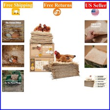 13x13 Aspen Nesting Pads for Adult Hens, 10 Pack