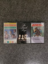 Beach Boys Cassette Tape Lot Of 3: Made In USA, Christmas, Greatest Hits.