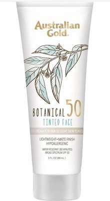 Australian Gold Botanical Sunscreen Cream SPF 50 - 3oz