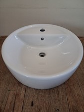 Ikea Törnviken White Ceramic Round Bathroom Basin Sink Bowl