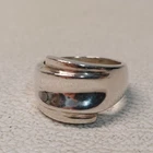 Size 7 Mexico 925 Sterling Silver Abstract Spiral Modernist Band Ring VTG 11.03g