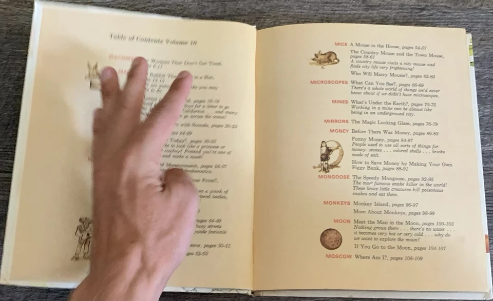 RARE! 1st Vtg HC Edit. Vol. 10 The Young Children’s Encyclopedia Book 1977 GOOD! - Image 4 of 4