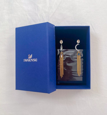 Swarovski Gipsy Pierced Crystal Earrings 5252764 Genuine Mint Brand New in Box