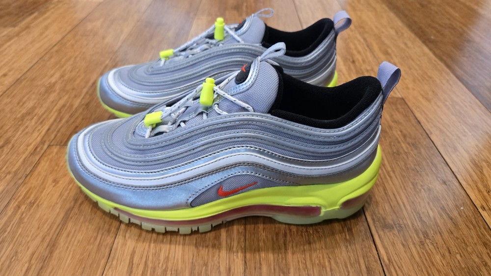 Nike Air Max 97 RFT Metallic Silver GS Size 4Y Womens 5.5 BQ8437-002