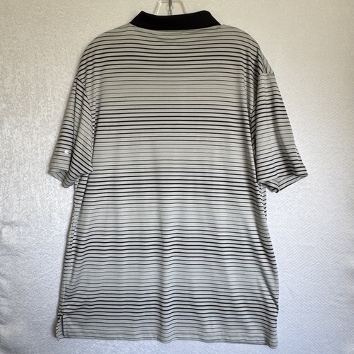 Michigan State Spartans Shirt Mens XL NCAA Basketball Polo Striped - Picture 3 of 8