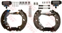 TRW Bremsbackensatz Superkit GSK1759 FüR Punto Fiat 16V 188 233 235 253 255 333