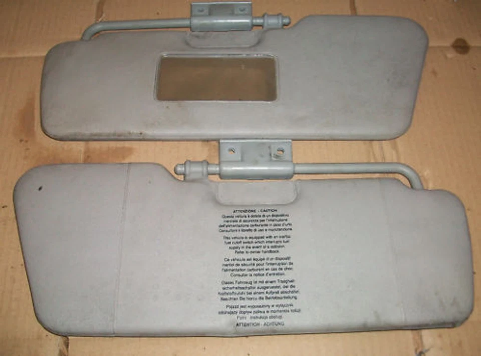 FIAT SEICENTO 1998-2003 PAIR OF SUN VISORS WITH 1 MIRROR - Image 1 of 1