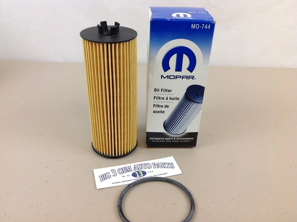 Chrysler Dodge Jeep 2011-2013 kit de filtro de aceite 3,6 L Mopar OEM 68079744AD Foto 4 de 4