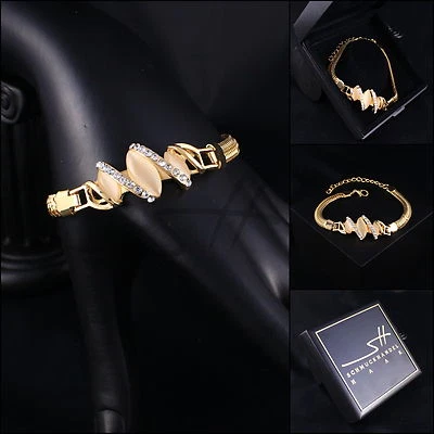 Armband, Armschmuck, Bracelet *Schlange* Gelbgold im Etui, Geschenk Muttertag - Bild 1 von 4