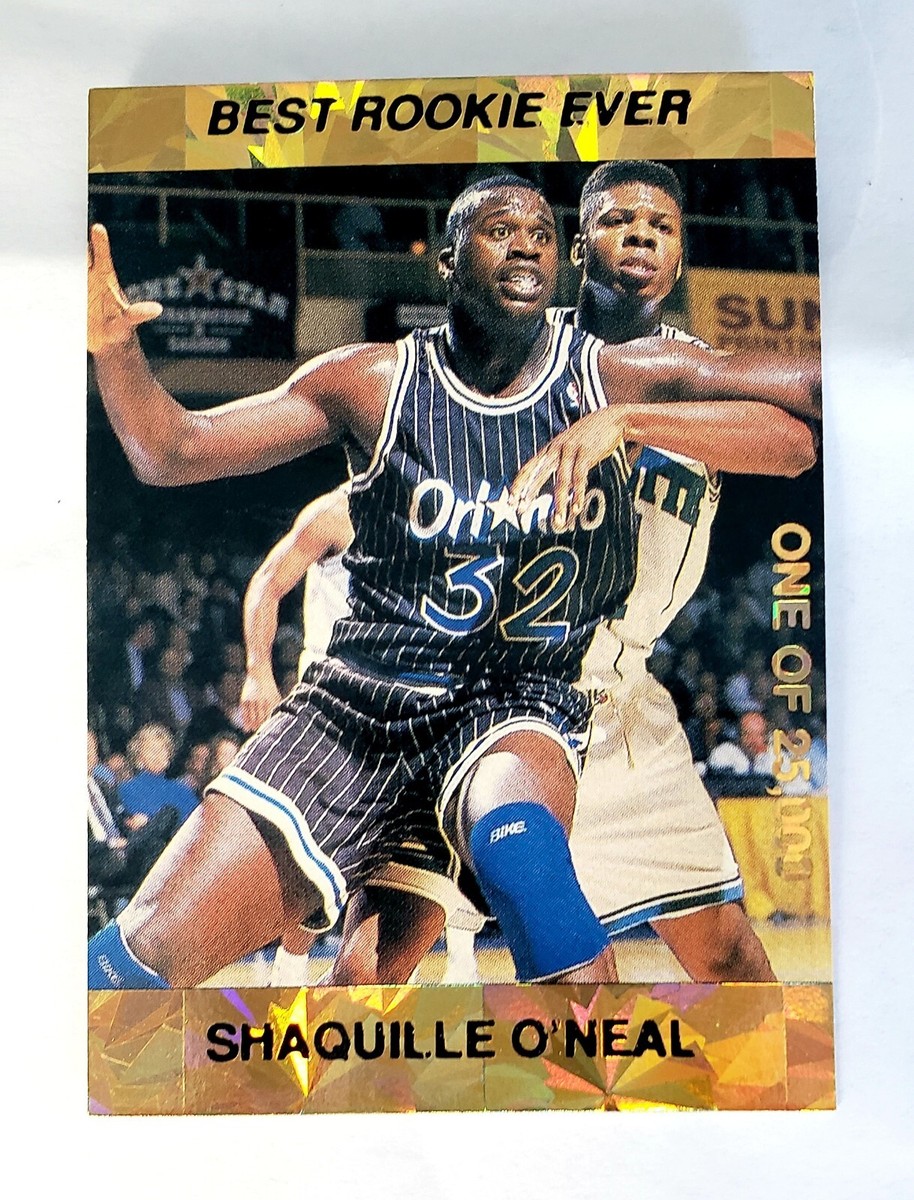 NBA 超貴重なSHAQ ルーキーカード！！ SHAQUILLE O' NEAL ROOKIE OF THE YEAR 1 OF 25,000 SIGNED CARD
