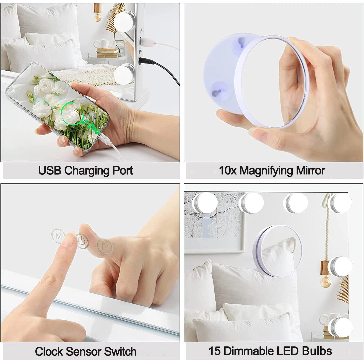 Buy LED Dimmable bulb Light Mirror In UK - Shop Now!