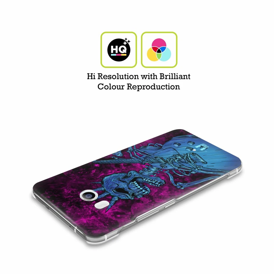 HEAD CASE DESIGNS SKULL OF ROCK HARD BACK CASE & WALLPAPER FOR HTC DESIRE 530 - Image 2 of 4