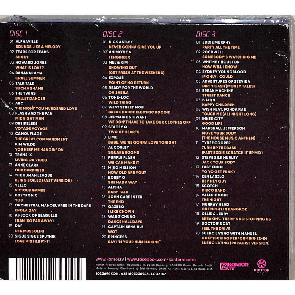 Various / KONTOR TOP OF THE CLUBS-ELECTRIC 80S VOL.2 (3CD) / Kontor Records / 1 - Bild 2 von 2