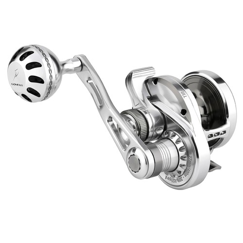 GOMEXUS Slow Pitch Jigging Reel LS20 CNC All Aircraft Body Lever Drag Right Hand - 第 1/6 張圖片