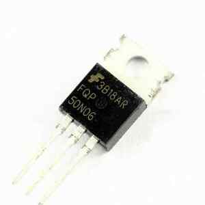 FAIRCHILD SEMICONDUCTOR FQP50N06 N CHANNEL MOSFET 60V TO-220 10 pieces 50A 