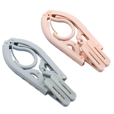 Effortless Packing and Drying Anti-Falling Essential Travel Hangers with Deta...