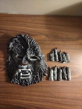 Wolfman Werewolf Adult Size Halloween Mask And Fingertips