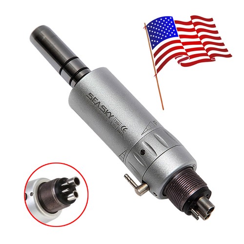 NSK Style Dental Low Speed Handpiece Contra Angle Straight Motor 2/4H Push FXA - Picture 6 of 14