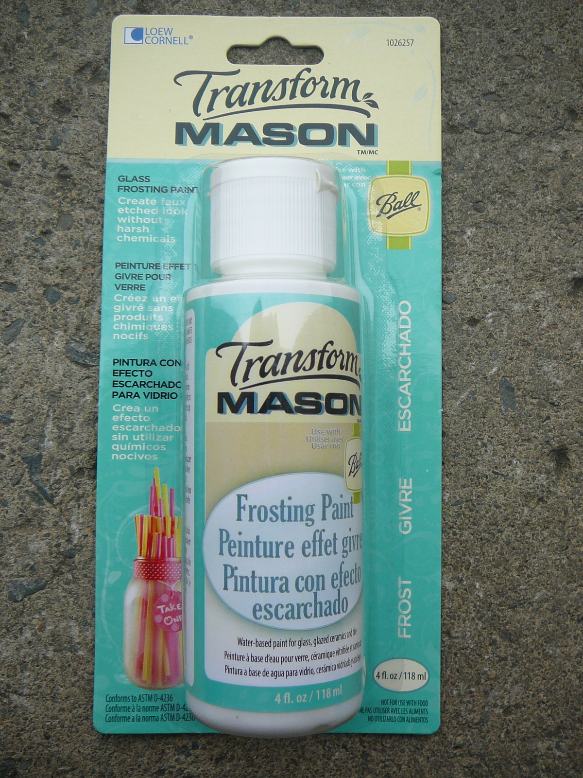 Frosting Paint 4 oz, Glass, Title, Ceramic Frost Paint, Double Pack 8