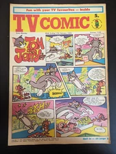 TV Comic #1105, 17th February 1973, Polystyle, Tom and Jerry FREE UK POSTAGE