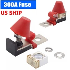 1 set 300A DC58V Terminal Fuse Block Kit Fuse Max Voltage for Car Marine Boat RV