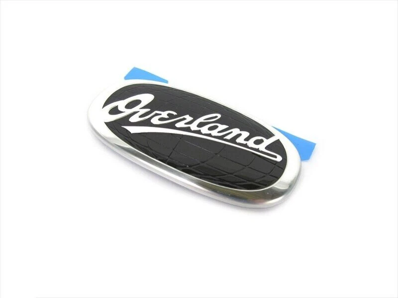 Jeep Grand Cherokee 02-04 cromo negro emblema Overland OEM NUEVO MOPAR Foto 3 de 4