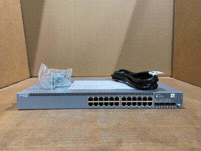 Juniper EX2300-24T 24-port L3 SFP+ Tested Ethernet Network Switch w/ Rack Ears