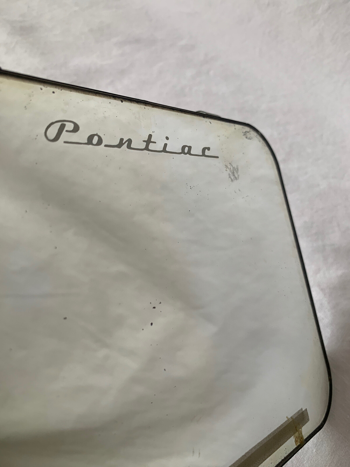 Pontiac Visor Mirror Vanity Accessory Logo Badge Chief GM 5”x6” Vintage