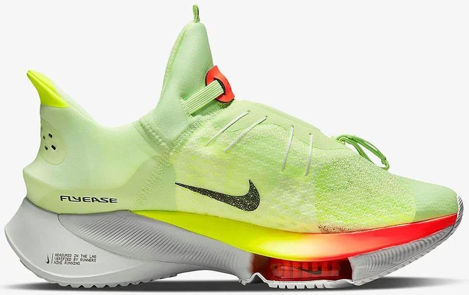 Nike Air Zoom Tempo NEXT% FlyEase Barely Volt Hyper Orange for