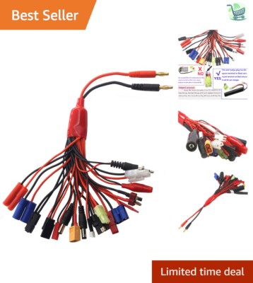 Effortless 19 in 1 RC Charger Adapter - Ideal for Tamiya & Traxxas Users