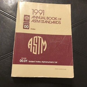 1991 ASTM Standards Book - Section 00, Vol. 00.01