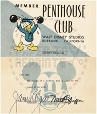 PENTHOUSE CLUB MEMBERSHIP CARD - VINTAGE REPRINT