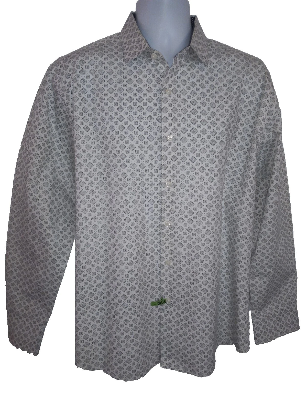 Blanco 100% Algodón Tallia Camisas de vestir para hombres