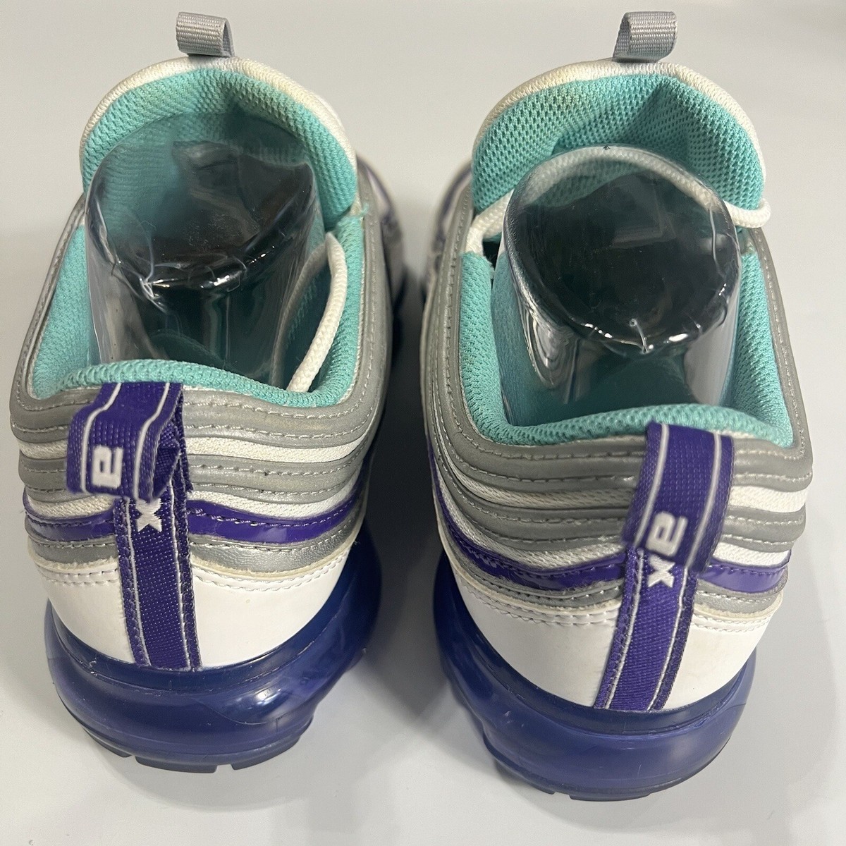 Nike Air VaporMax 97 Grape 2018 Men\'s AJ7291-100 Air Max Silver Bullet Sz 9M Gym nike-air-vapormax-97-silver-  main image 4