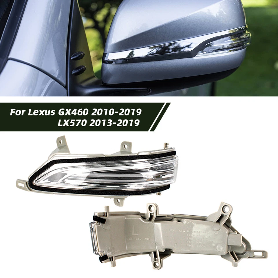 Luz de luz de señal de giro del espejo retrovisor izquierdo para Lexus LX570 GX460 2010-2023 Foto 2 de 4